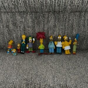 1990s vintage Simpsons Sideshow Bob, grandpa, Kristy, Mr burns